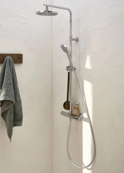 Душевая система (стойка) с термостатом Jacob Delafon Marcel E25084-CP фото