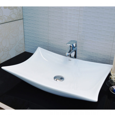 Накладная раковина CeramaLux N 9176 56х42 фото