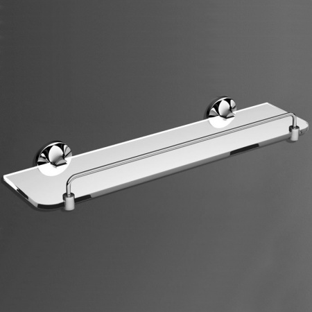 Полка стеклянная Art&Max Bohemia AM-E-4282-Cr хром фото