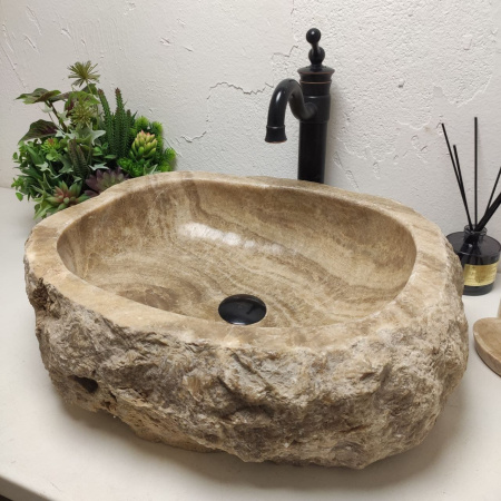 Накладная раковина из оникса Erozy Sunset EO-01268 (56*40*16) фото