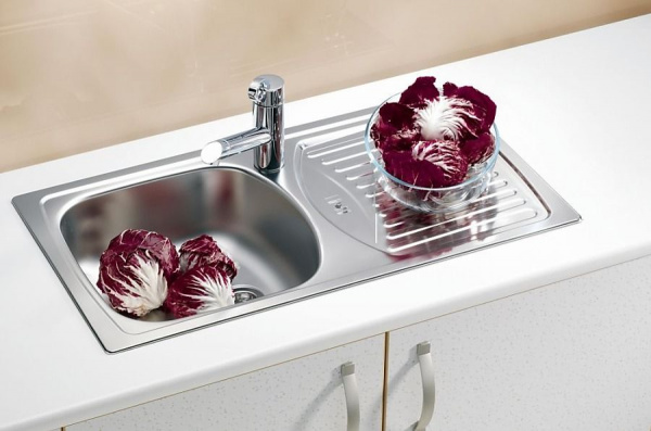 Мойка для кухни Alveus Basic 150 (Satin), слив 90 мм фото