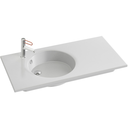 Раковина Jacob Delafon Odeon Rive Gauche EXAU112-Z-00 100 см фото