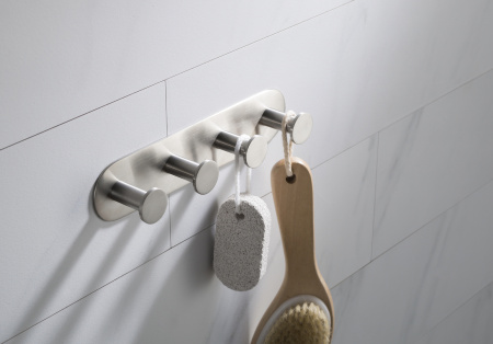 Планка с четырьмя крючками Timo Saona 13015/13 Никель фото