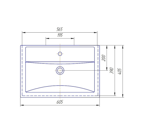Раковина Grossman Kirovit Фостер 60 16413 фото