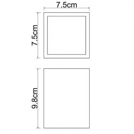 Стакан для зубных щеток WasserKRAFT Leine K-3828 фото