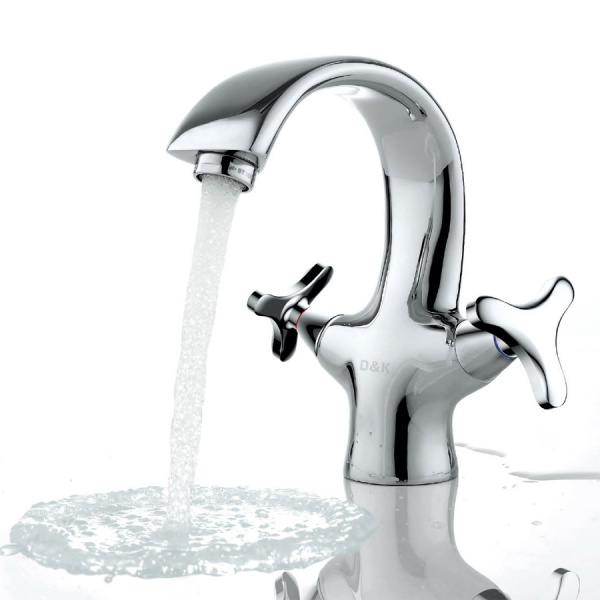 Смеситель для раковины двухвентильный D&K Goethe Hessen DA1382141 фото