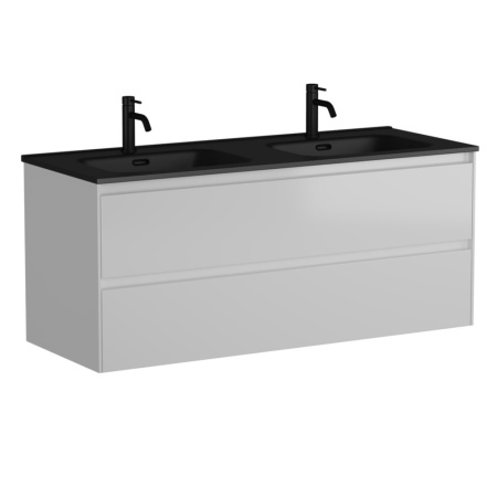 Тумба под раковину Sancos Cento CN120-2W белый глянец фото