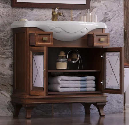 Мебель для ванной Opadiris Борджи 85 светлый орех фото