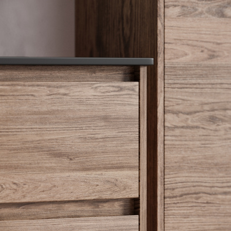 Тумба под раковину Sancos Libra LB80ECH дуб чарльстон фото