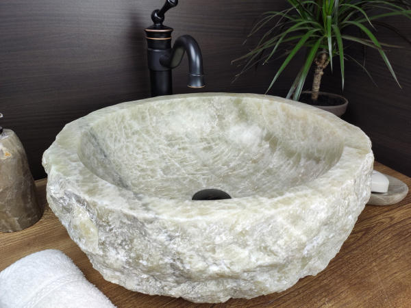 Накладная раковина из оникса Indo Erozy Мультиколор EO-00119 фото