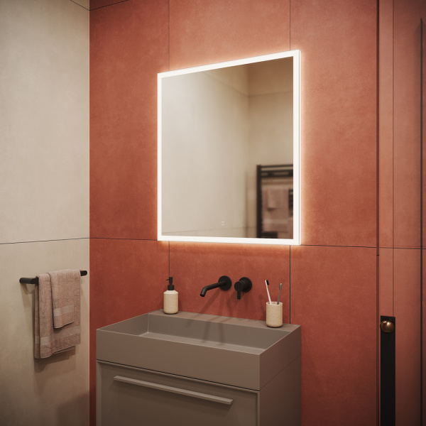 Зеркало с подсветкой Sancos Palace PA700 70x80 фото