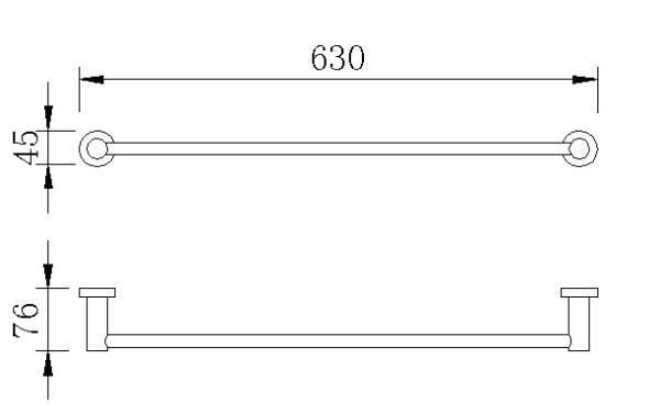Полотенцедержатель Rush Victoria VI71531 фото
