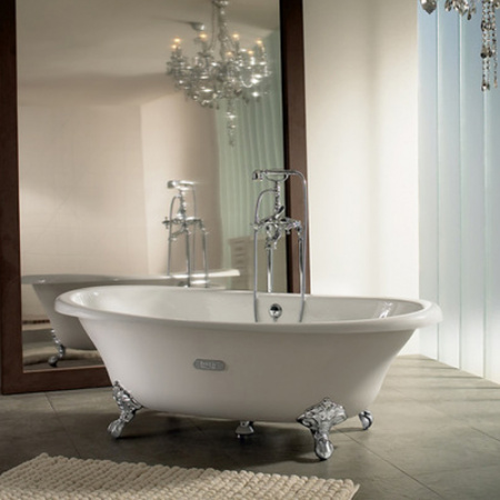 Чугунная ванна Roca Newсast 233650007 с п/ск покрытием 170х85 на ножках фото