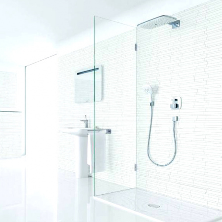 Термостат с запорным вентилем Hansgrohe PuraVida 15775000 хром фото