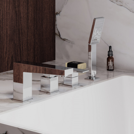 Смеситель на борт ванны Omnires Fresh FR7132CR фото