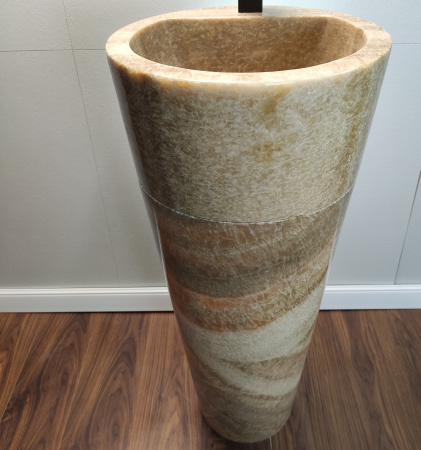 Раковина напольная из оникса Sunset ON-01348 (40*40*90) фото