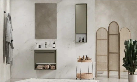 Тумба под раковину Акватон Хоуп 60 1A287201HP9D0 хаки фото