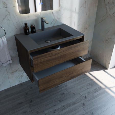 Тумба под раковину Vincea Luka VMC-2L800CO С.Oak, 80 см фото