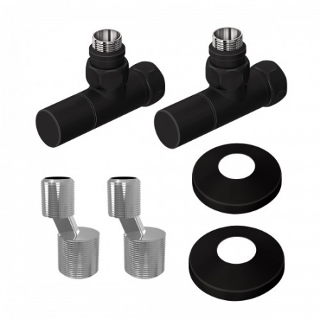 Комплект для подключения полотенцесушителей Lemark LM03412RBL круглый фото