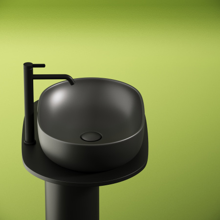 Накладная раковина Ceramica Nova Element CN6047MDH 60x41,5 темный антрацит матовый фото