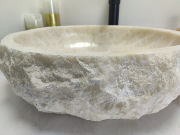 Накладная раковина из оникса Indo Erozy Блитар EO-00038 фото