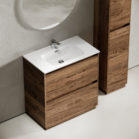 Тумба под раковину Sancos Libra Floor LB80FECH дуб чарльстон фото