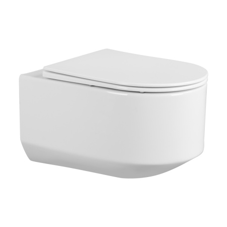 Подвесной унитаз со смывом торнадо Abber AC1130 с сиденьем фото