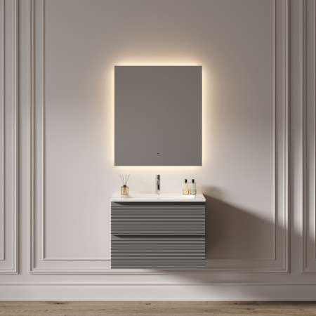 Зеркало с подсветкой Sancos Square 2.0 SQ2.800 80x70 фото