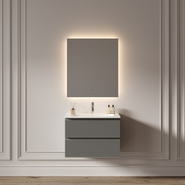 Зеркало с подсветкой Sancos Square 2.0 SQ2.800 80x70 фото