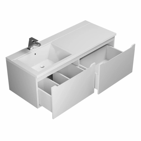 Тумба под раковину Uperwood Tanos 120 291020263 белая матовая фото