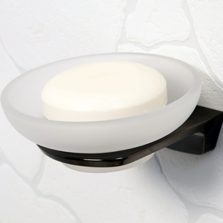 Мыльница настенная WasserKRAFT Glan K-5129 черный глянец фото