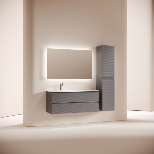 Тумба под раковину Sancos Folk FL120LGS Grey soft фото