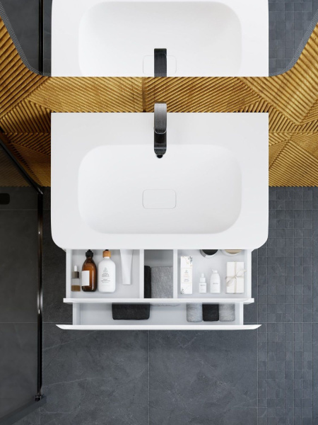 Тумба под раковину Art&Max Sanremo AM-Sanremo-800-1C-SO-BL фото