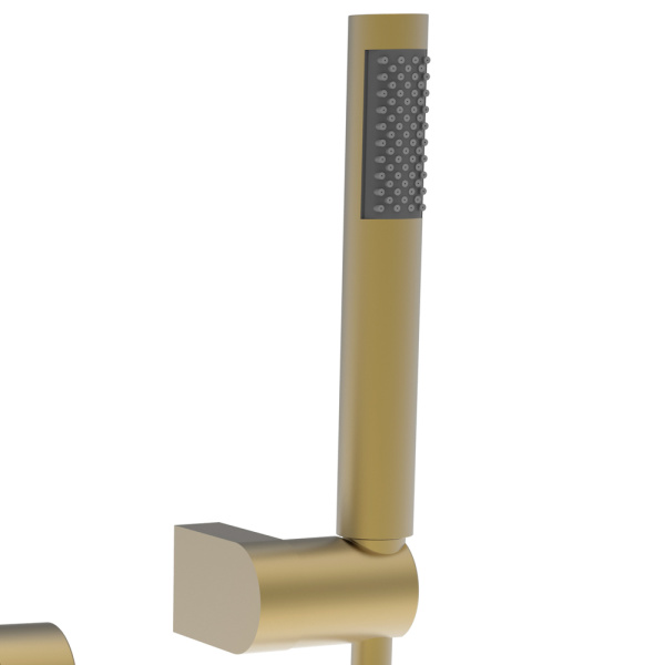 Смеситель для ванны с душем Raiber Premium Graceful RPG-003 матовое золото фото