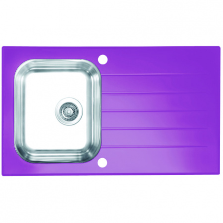 Мойка для кухни Alveus Glassix 10 Фиолетовый фото
