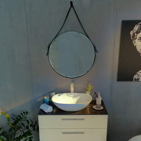 Накладная раковина Montebianco Loreto Cinque 400 12023 55x40 фото