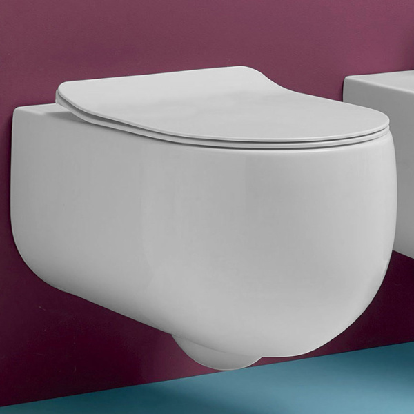 Унитаз подвесной безободковый Kerasan Flo 311130 белый матовый фото