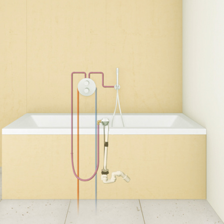 Слив-перелив для ванны наливной Grohe Telentofill 28990000 фото