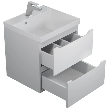 Тумба под раковину Uperwood Tanos 50 2191020000 белая матовая фото