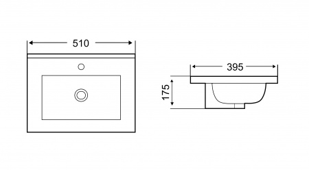 Раковина WeltWassaer Deilbach DEILBACH 7517-50 50 см фото