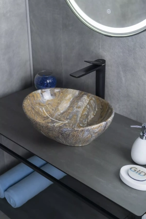 Накладная раковина GID Mnc138T 41x34 фото