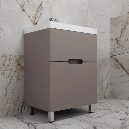 Тумба напольная Style Line Матис 60 ЛС-00002433 темный тауп фото