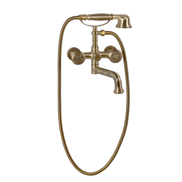 Смеситель для ванны с душем Bronze de Luxe Royal 10119P фото