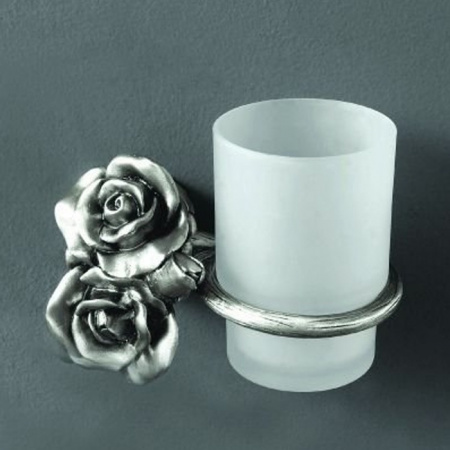 Стакан для зубных щеток Art&Max Rose AM-B-0914-T серебро фото