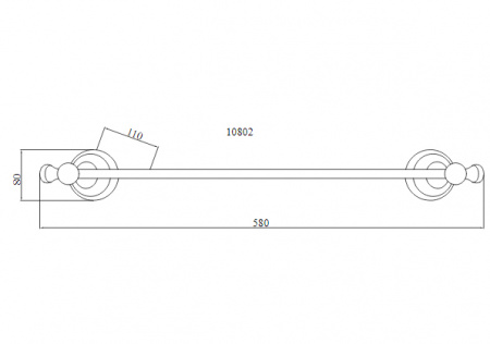 Полотенцедержатель Boheme Provanse 10802 фото
