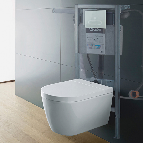 Комплект подвесной унитаз с инсталляцией Duravit ME by Starck 2510092000 фото