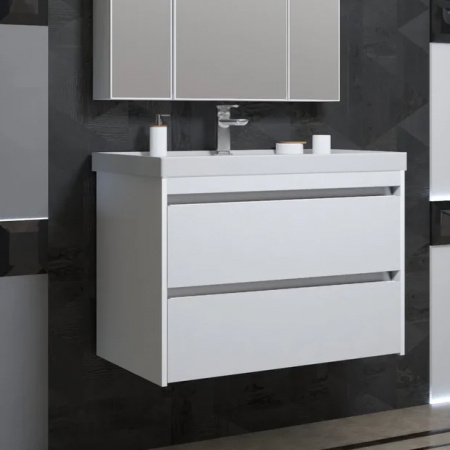 Тумба под раковину Smile Фреш 80 00-00002822 белая фото