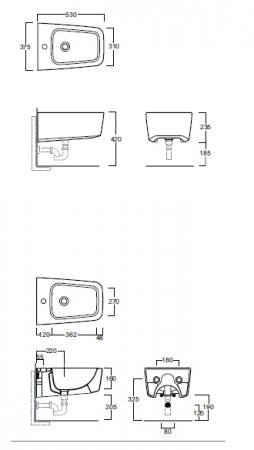 Биде подвесное Simas Degrade DE19bi фото