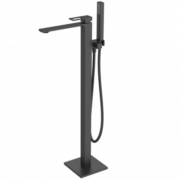 Напольный смеситель для ванны с душем Belbagno Luce LUC-FMT-NERO фото