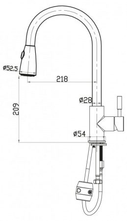 Смеситель для кухни BelBagno BB-LAM31-IN фото